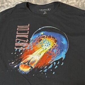 Journey Band T Shirt Black XL Graphic Tee Comfort Cotton Music Rock Men's